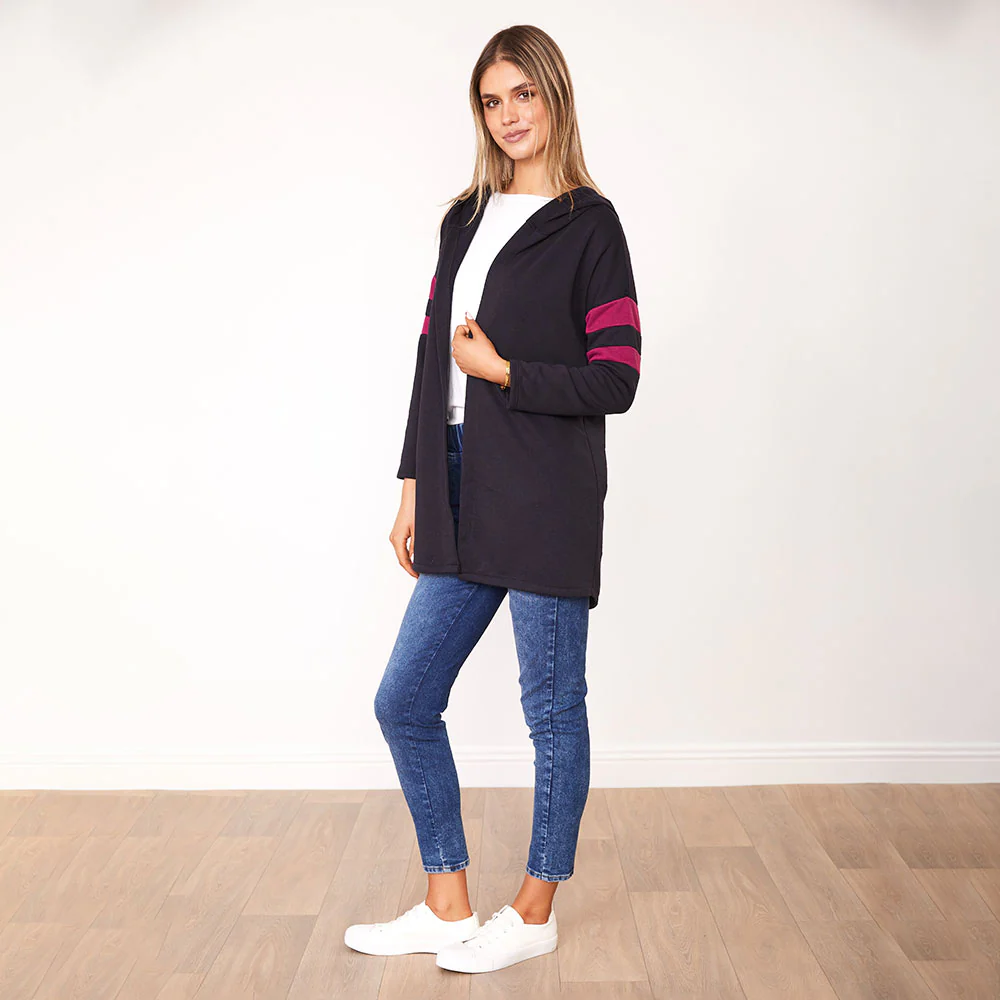Rosie Hoody (Navy/Berry) - Image 10