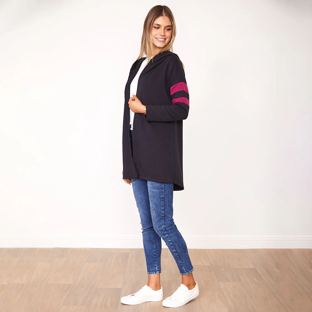 Rosie Hoody (Navy/Berry) - Image 11