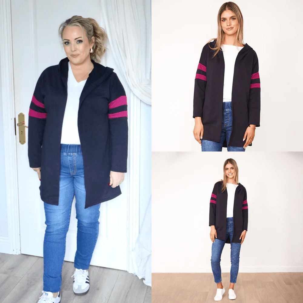Rosie Hoody (Navy/Berry) - Image 14