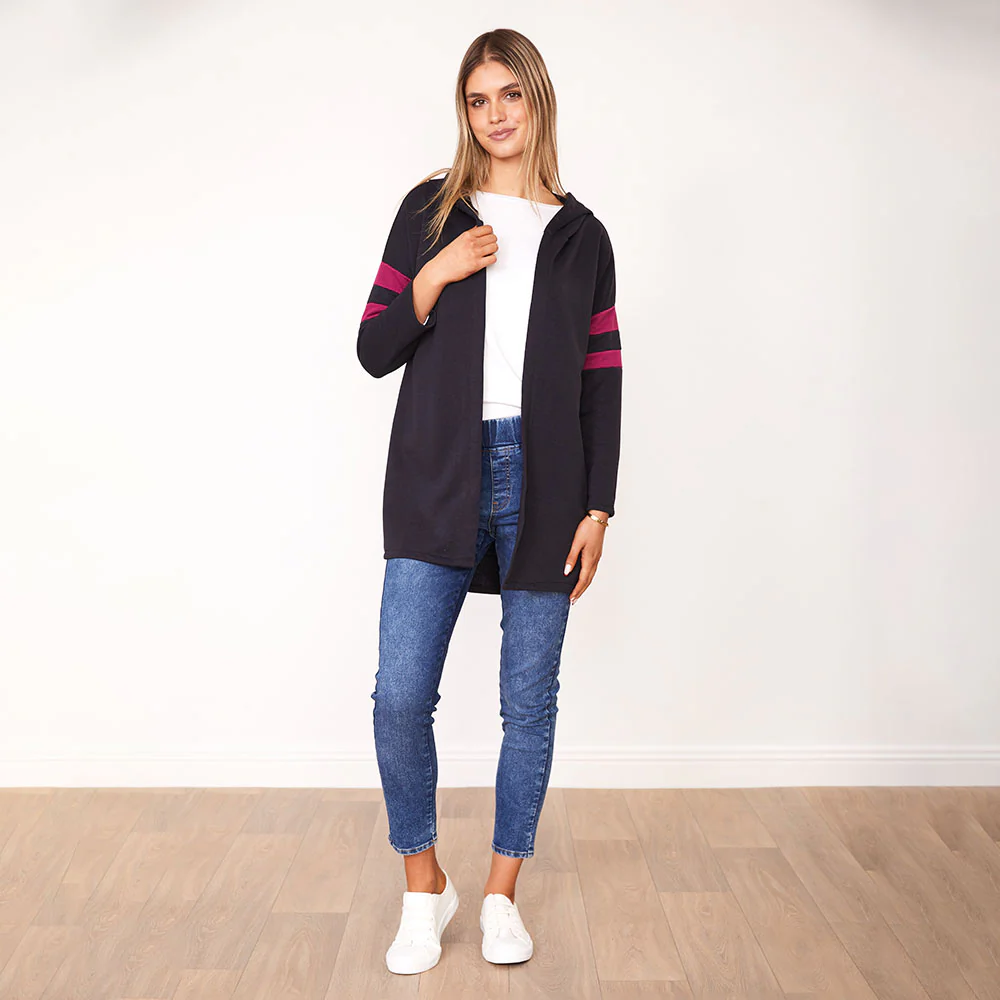 Rosie Hoody (Navy/Berry) - Image 7