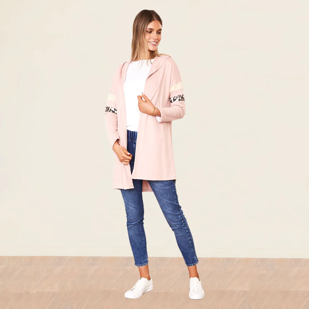 Rosie Hoody (Pink/Cream) - Image 4