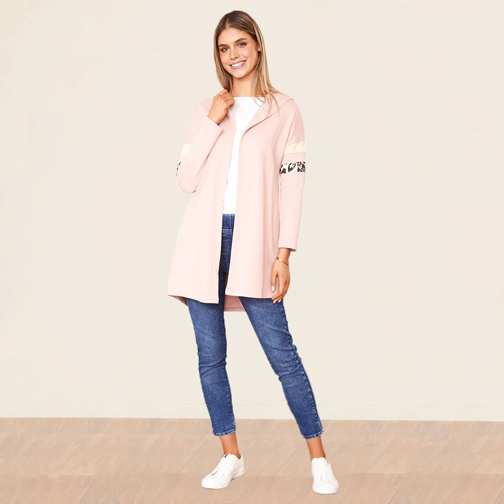 Rosie Hoody (Pink/Cream) - Image 5