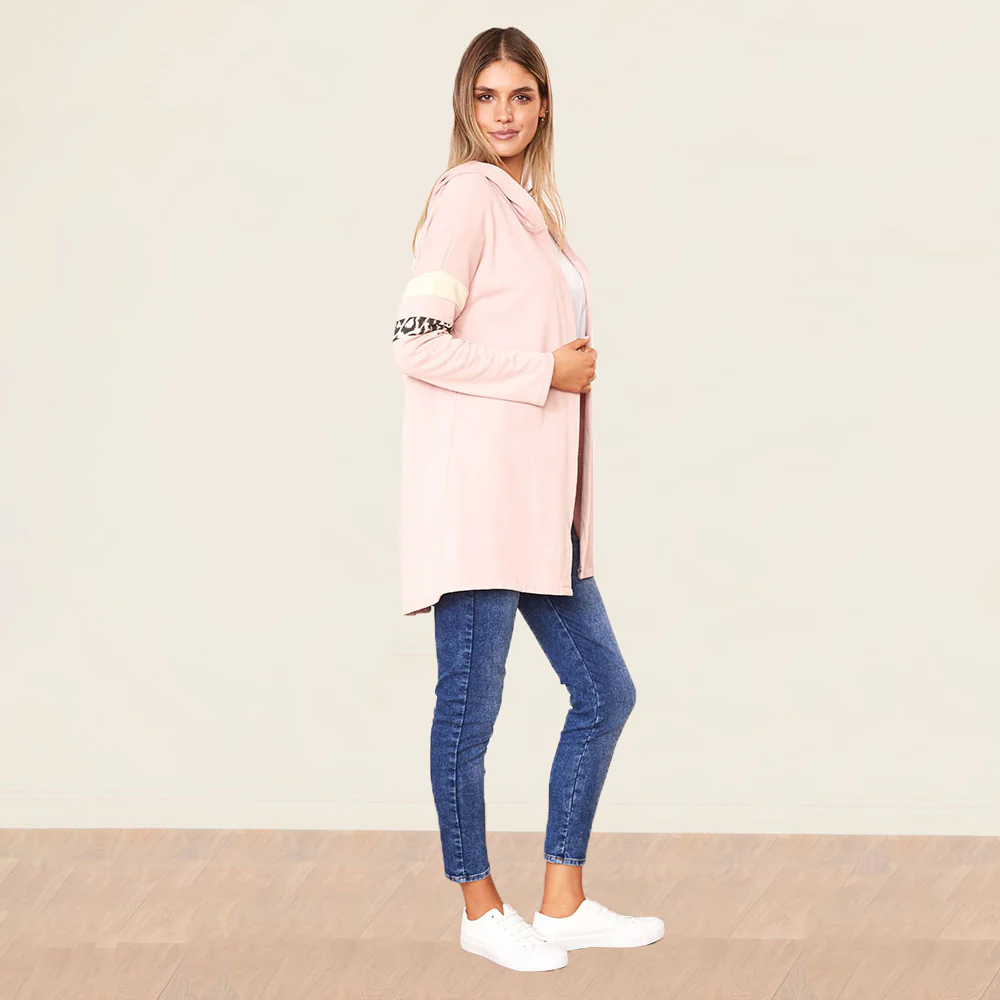 Rosie Hoody (Pink/Cream) - Image 7