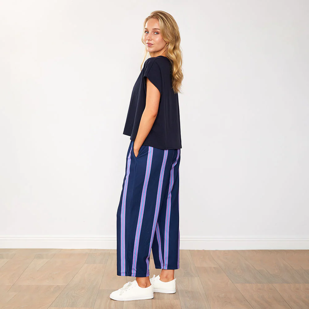 Roxy Set (Navy/Light Navy Stripe) - Image 4