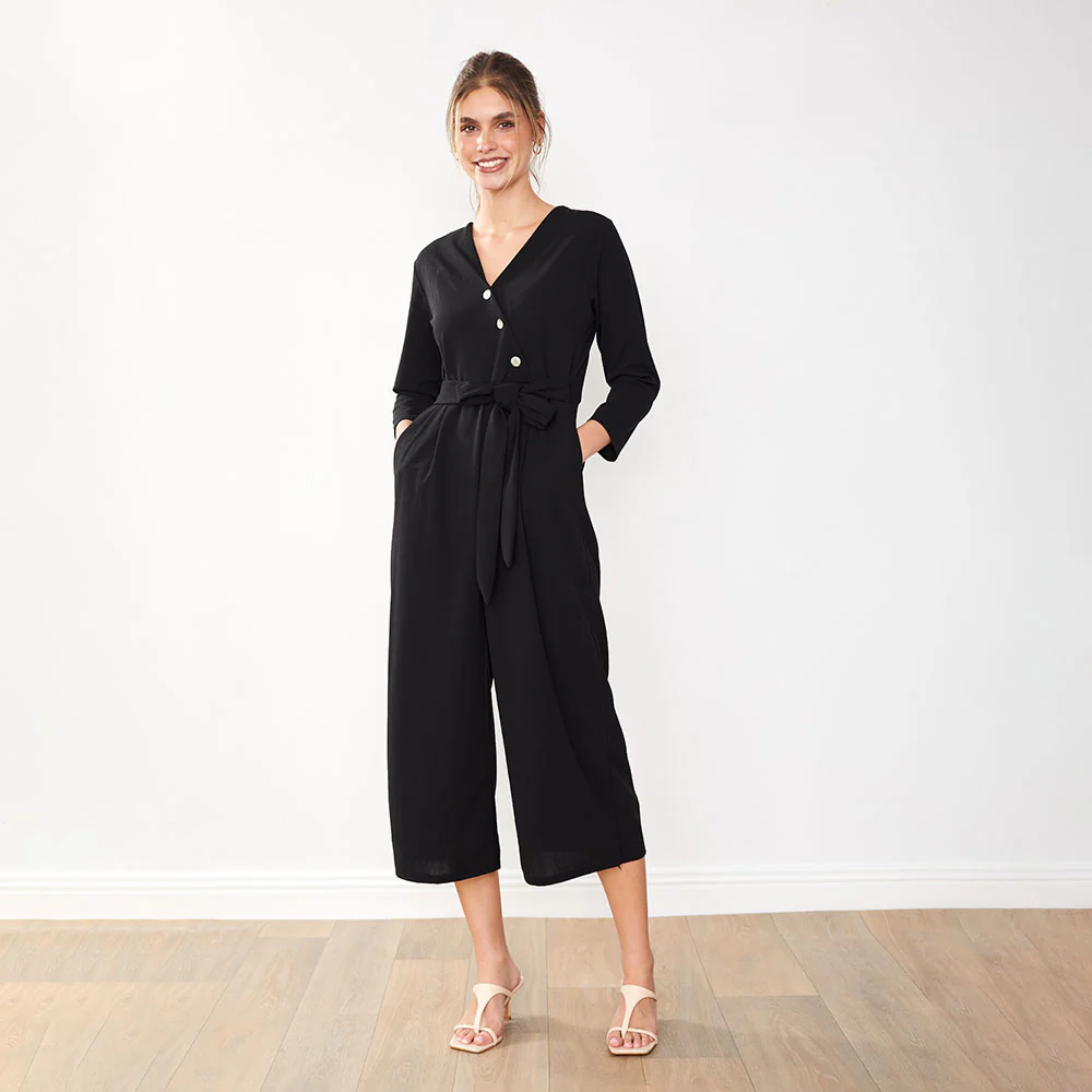 Ruby Jumpsuit (Black) - Image 3