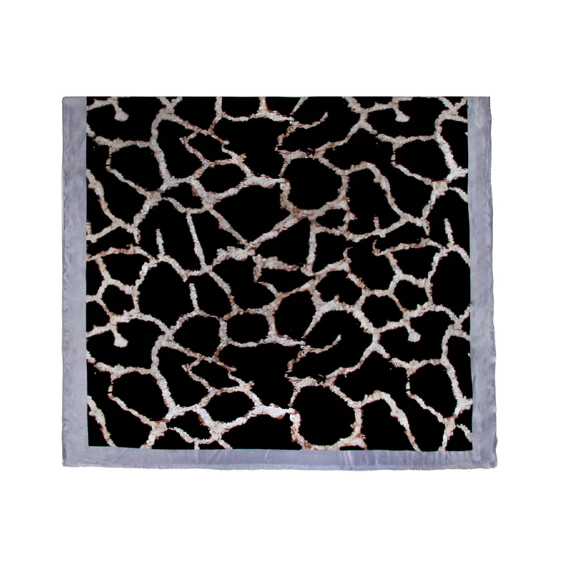 Sara Print Scarf (Taupe) - Image 6