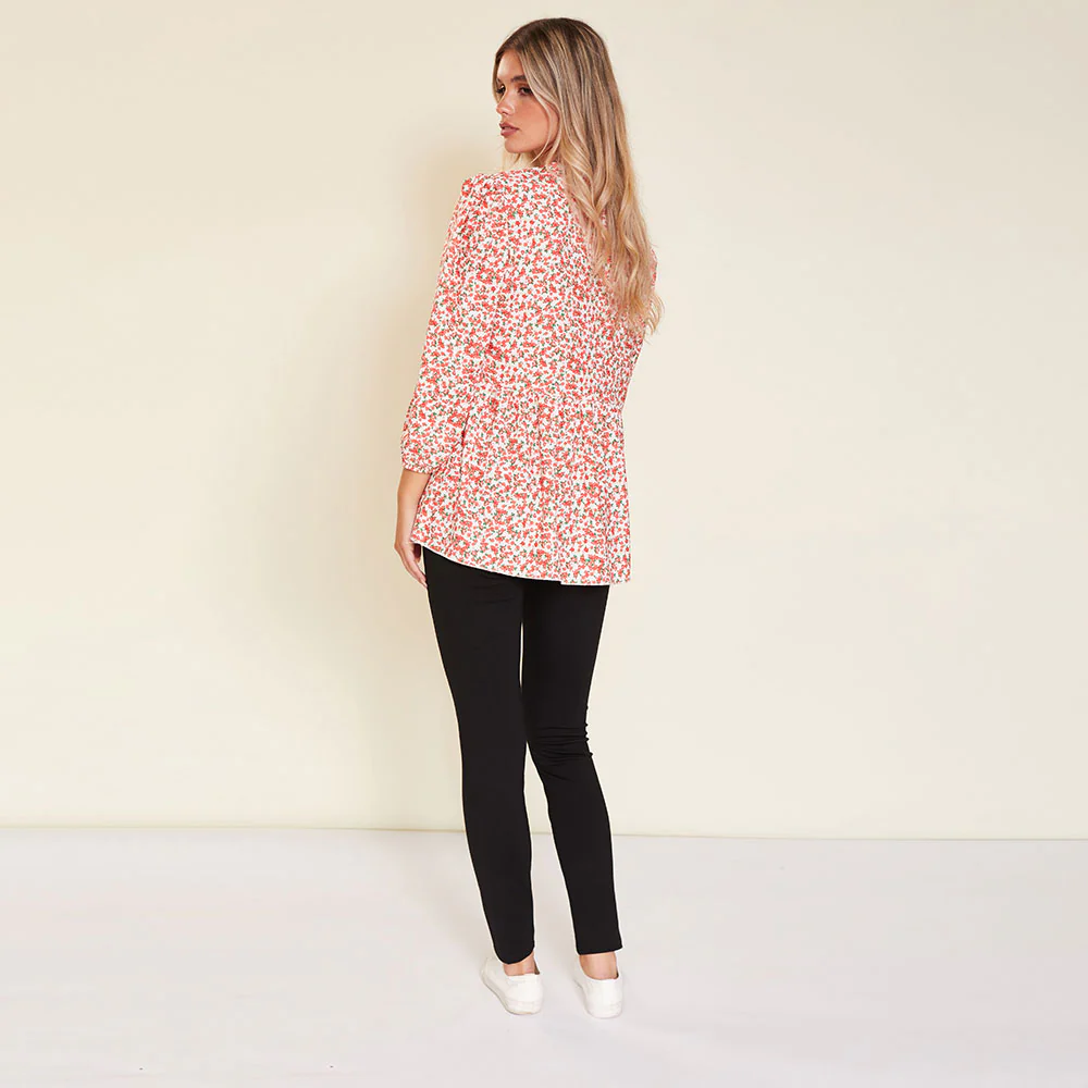 Sadie Top (Red Floral) - Image 10