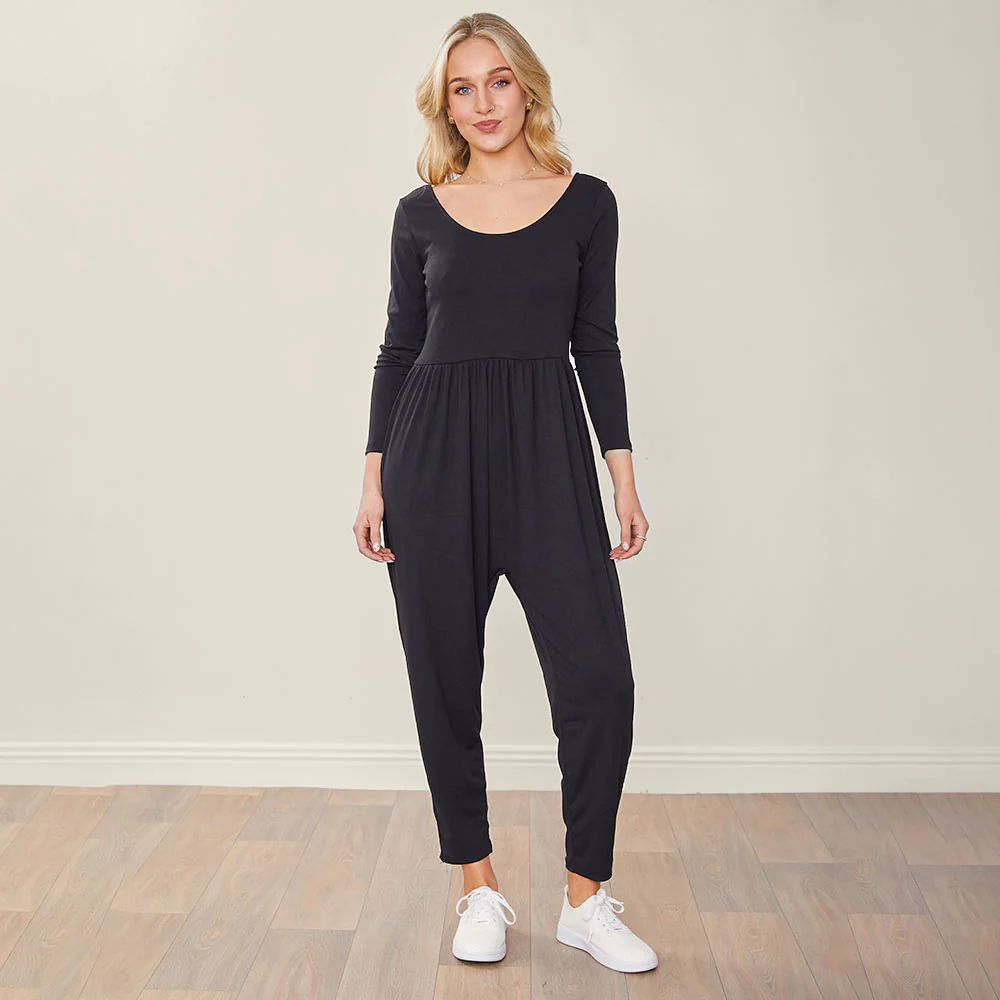 Sage Jumpsuit (Black) - Image 5