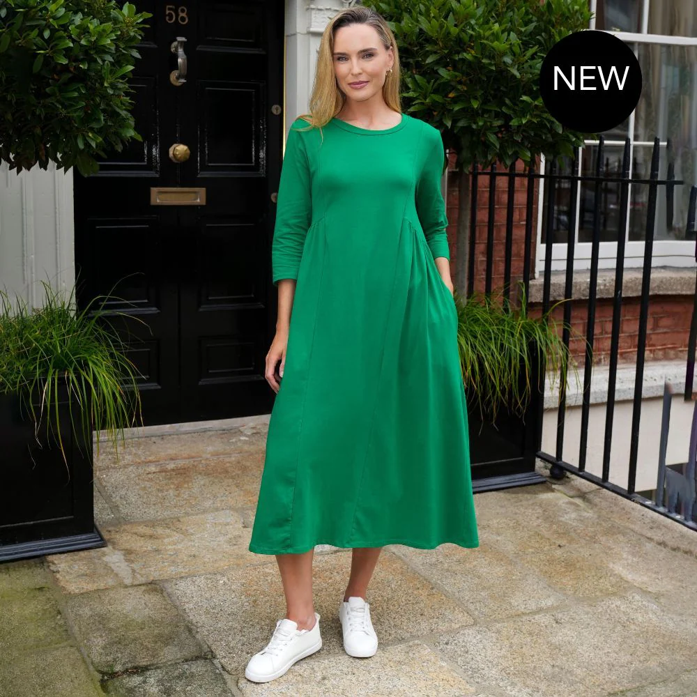 Sally Dress (Kelly Green) - Image 4