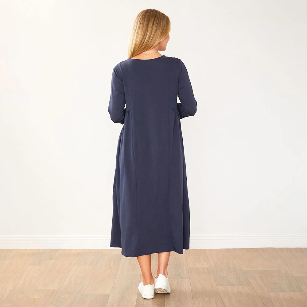 Sally Dress (Navy) - Image 15