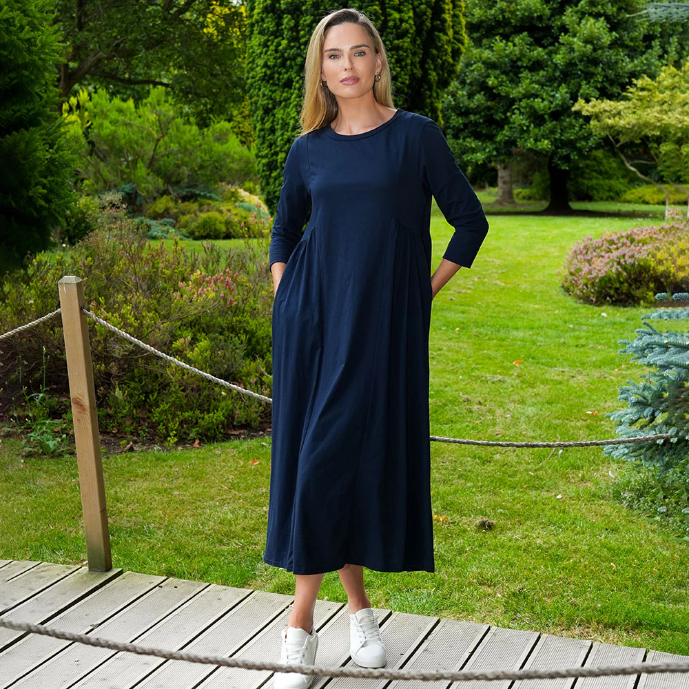 Sally Dress (Navy) - Image 3
