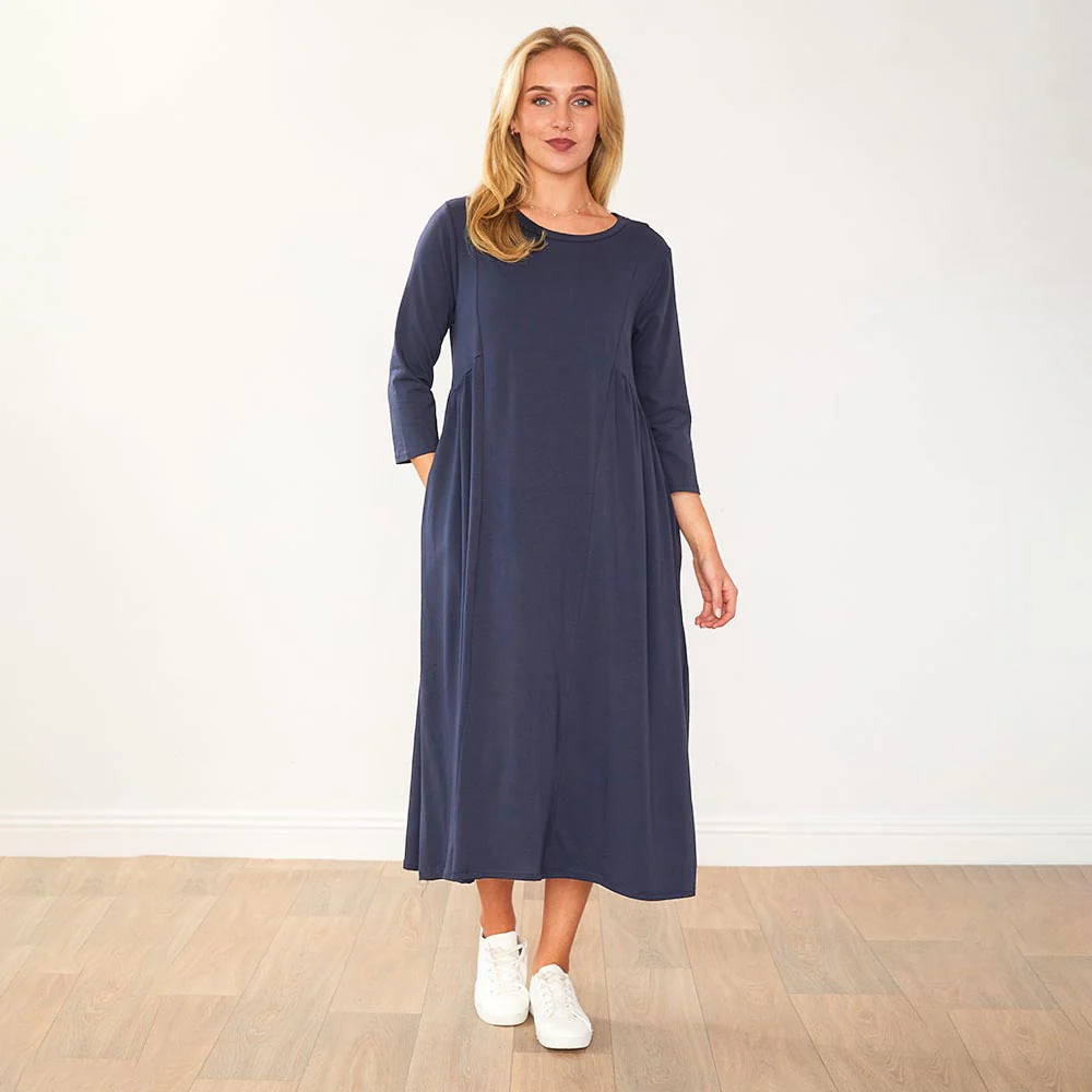 Sally Dress (Navy) - Image 4