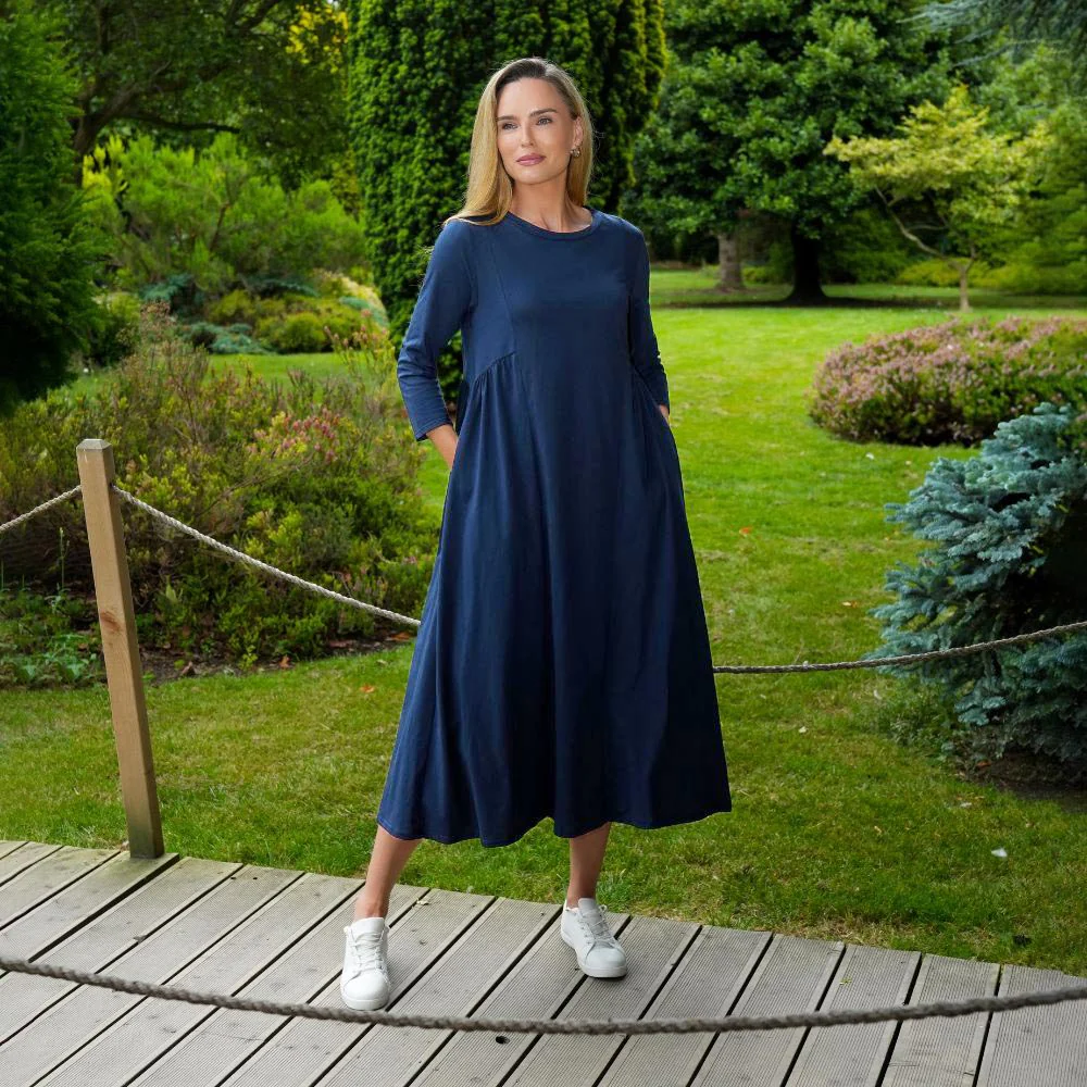 Sally Dress (Navy) - Image 7