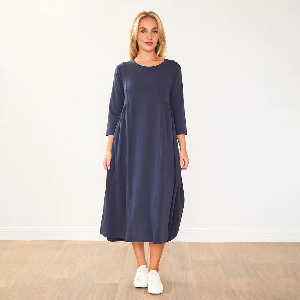 Sally Dress (Navy) - Image 8