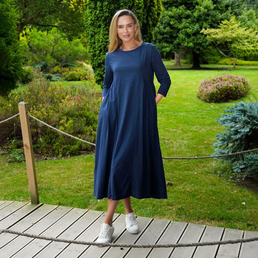 Sally Dress (Navy) - Image 9