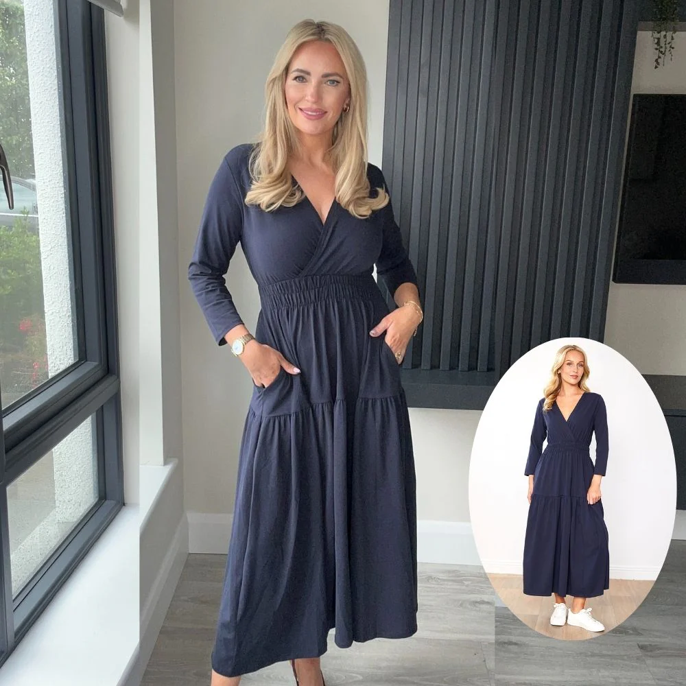 Sandi Dress (Navy) - Image 2