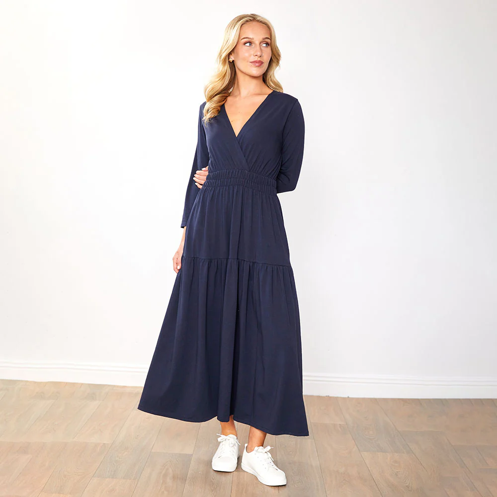 Sandi Dress (Navy) - Image 3