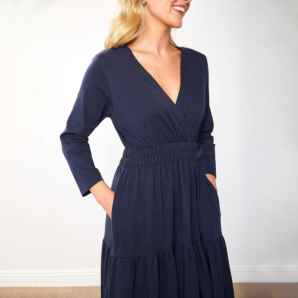 Sandi Dress (Navy) - Image 5