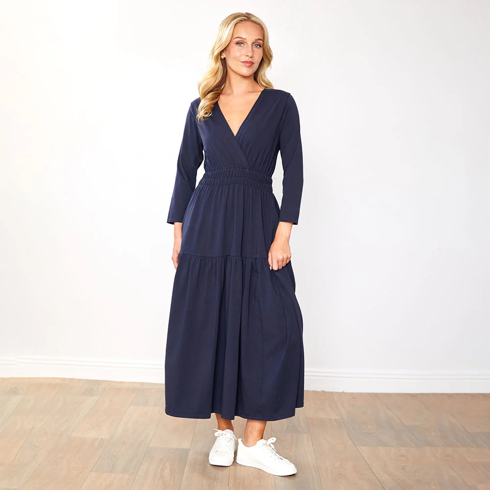 Sandi Dress (Navy) - Image 6