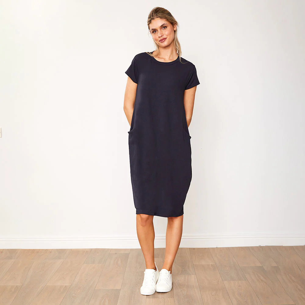 Sandie Dress (Navy) - Image 4