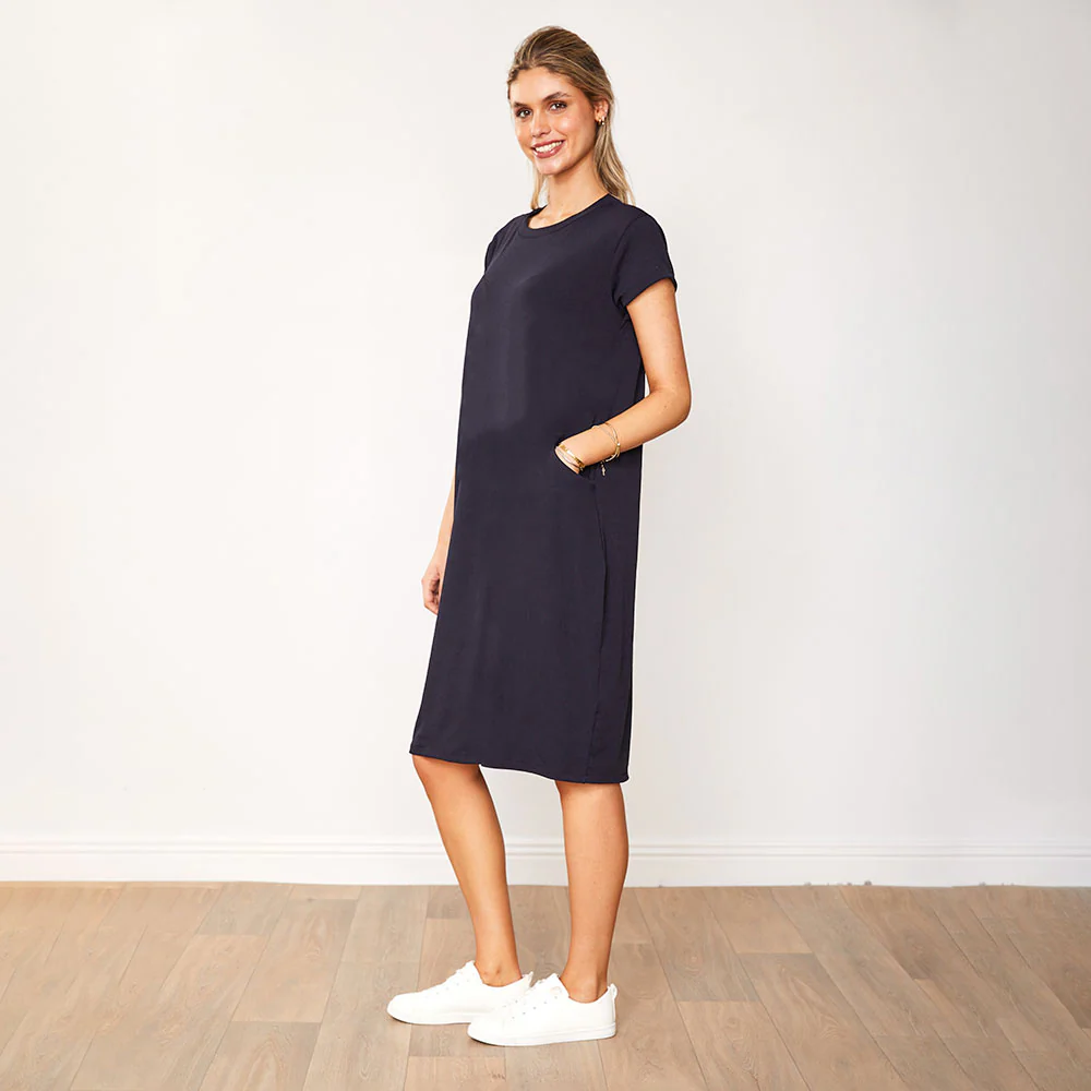 Sandie Dress (Navy) - Image 5