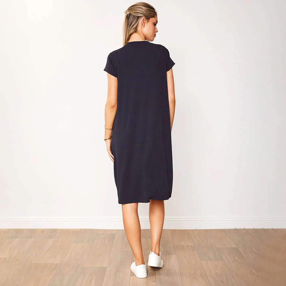 Sandie Dress (Navy) - Image 6