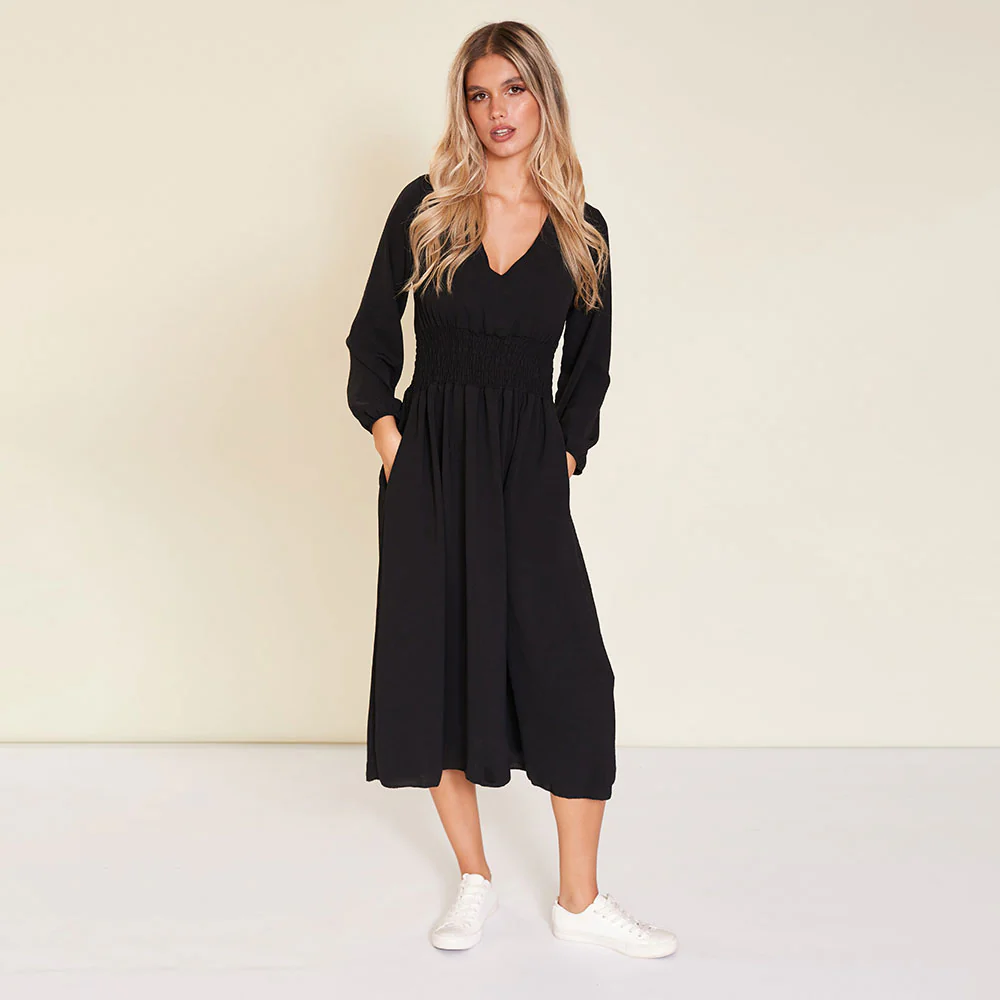 Sasha Dress (Black) - Image 2