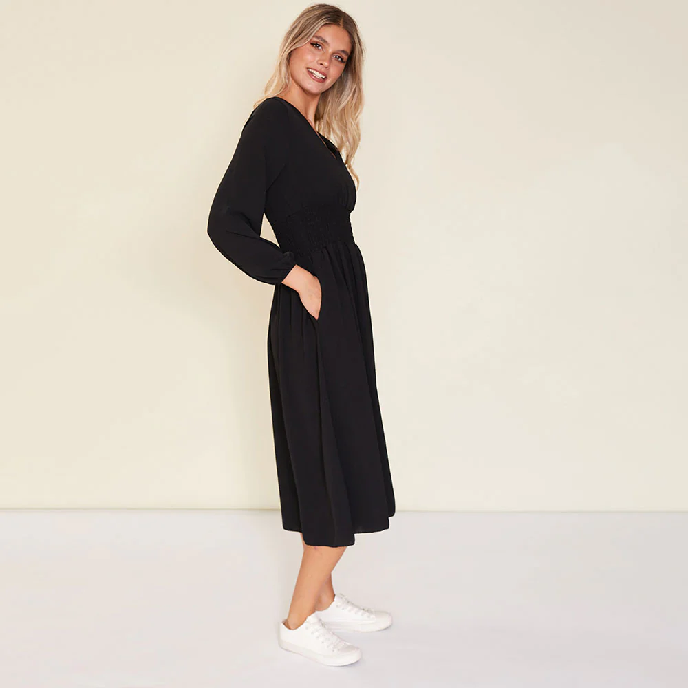 Sasha Dress (Black) - Image 7