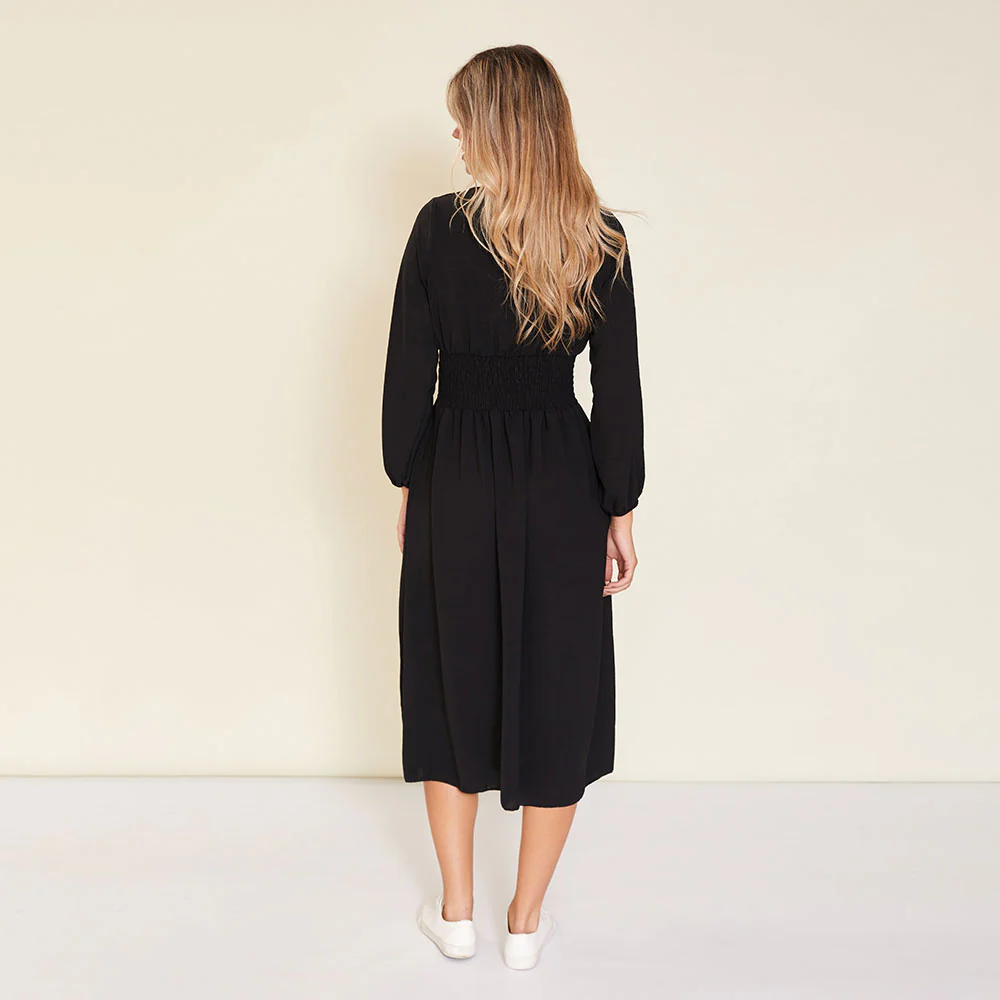 Sasha Dress (Black) - Image 8