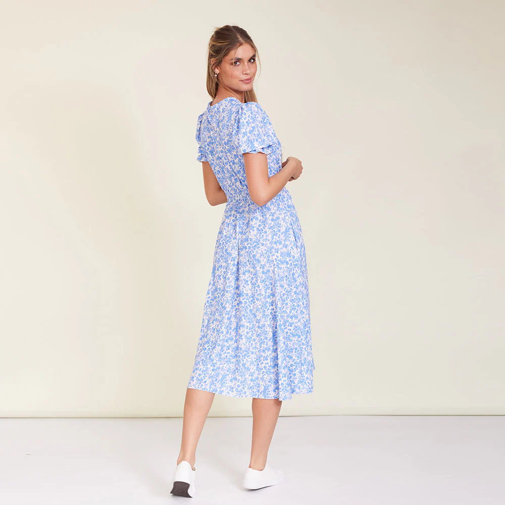 Sasha Dress (Blue Floral) - Image 9