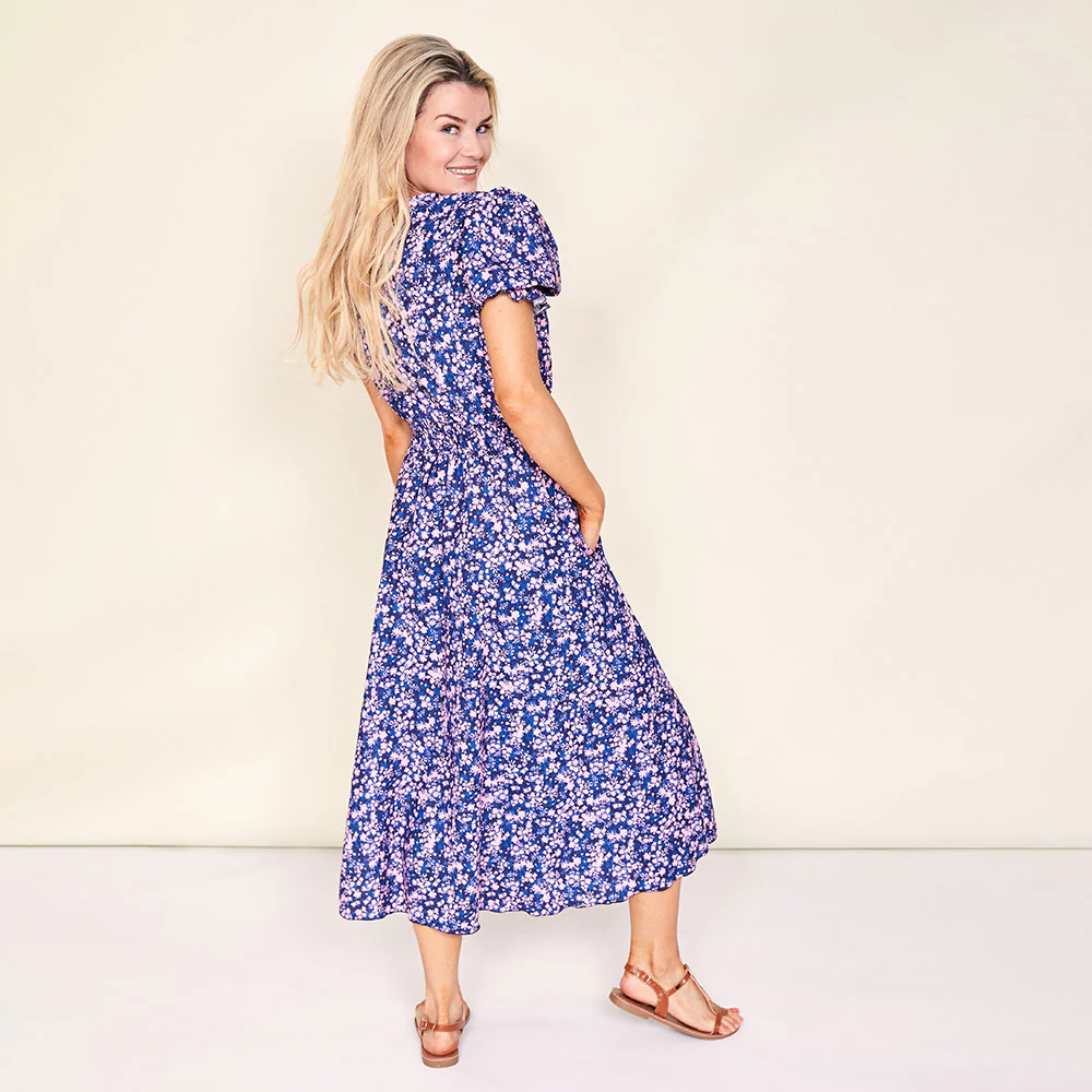 Sasha Dress (Navy Floral) - Image 8