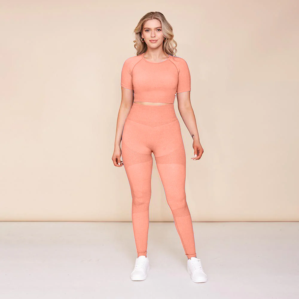 Poppy Sports Set (Salmon) - Image 2