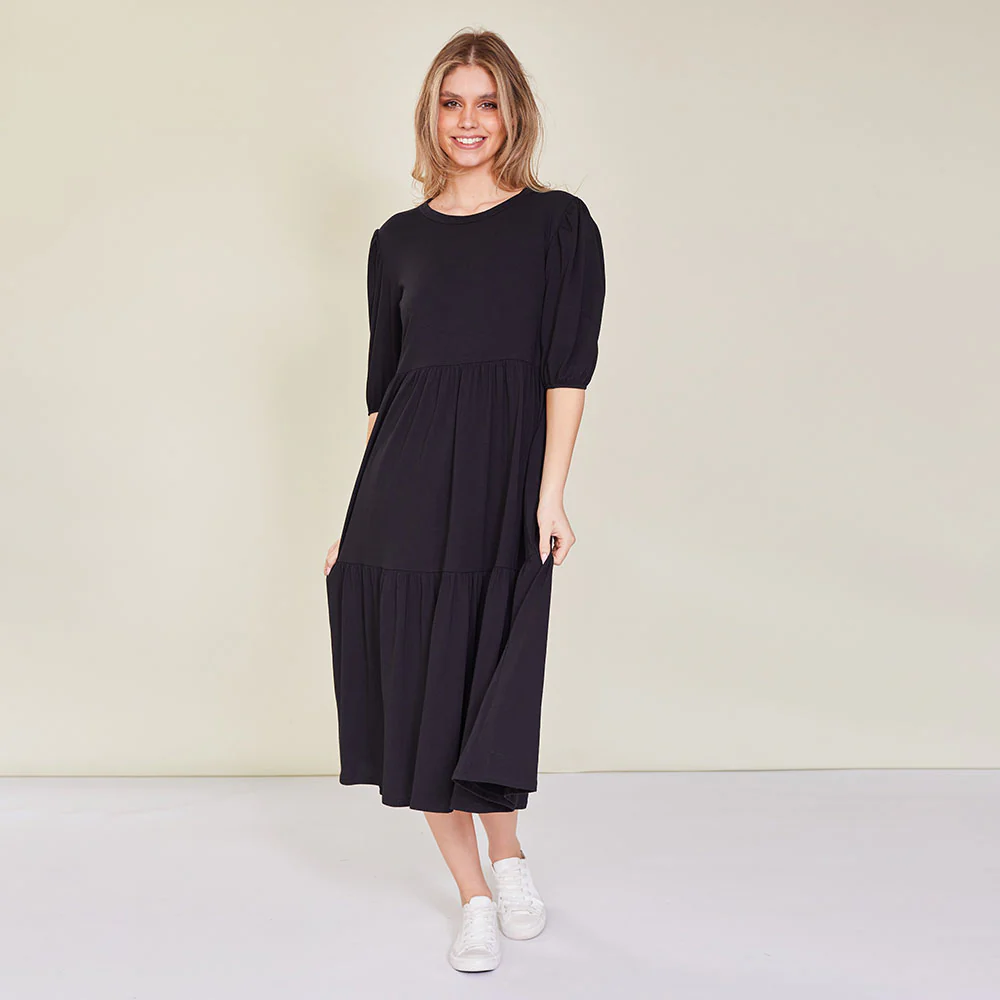 Shannon Dress (Black) - Image 2