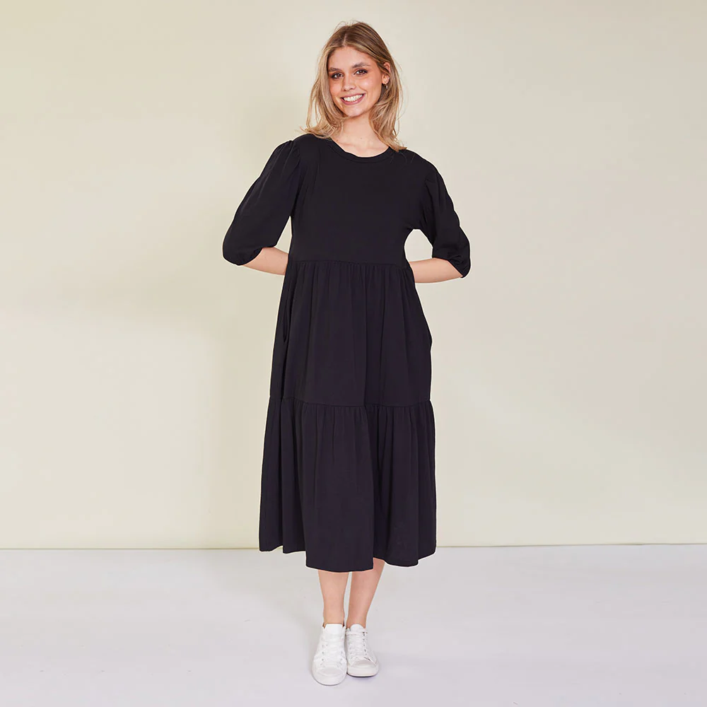 Shannon Dress (Black) - Image 4
