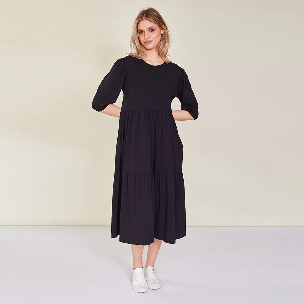 Shannon Dress (Black) - Image 5