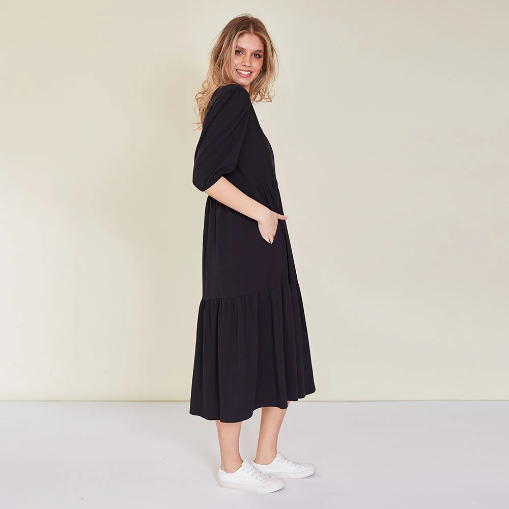 Shannon Dress (Black) - Image 6