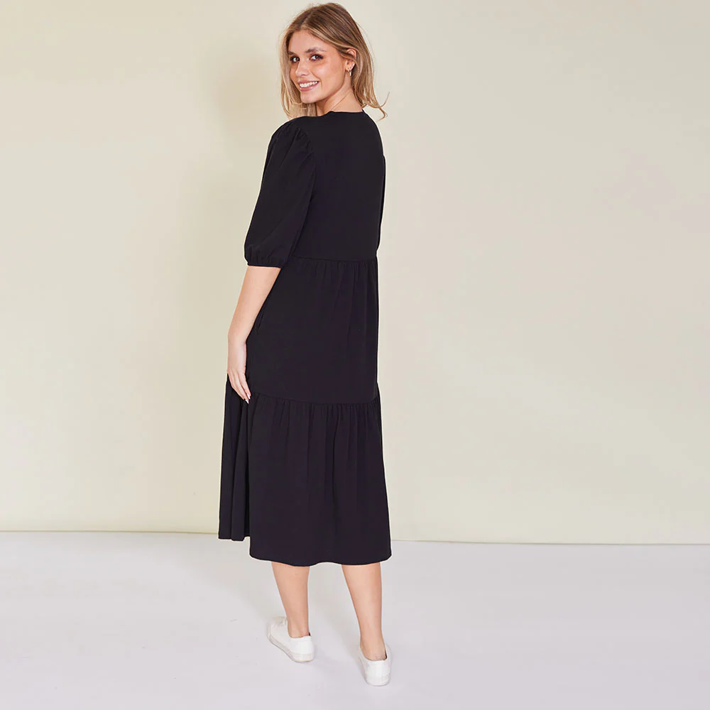Shannon Dress (Black) - Image 7