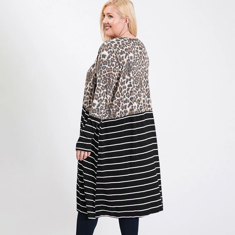 Sharon Curve Leopard Cardigan - Image 3