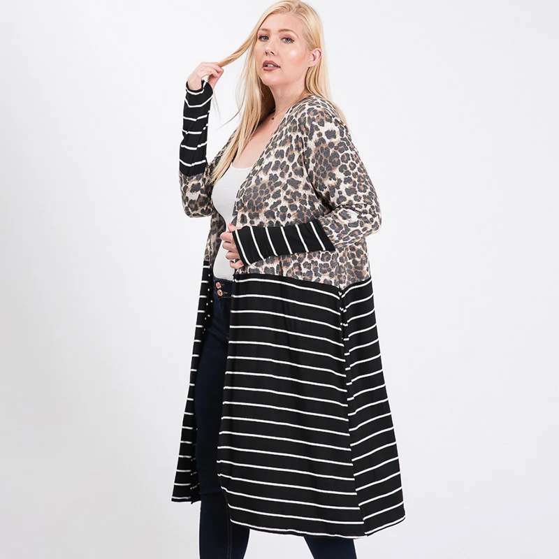 Sharon Curve Leopard Cardigan - Image 4
