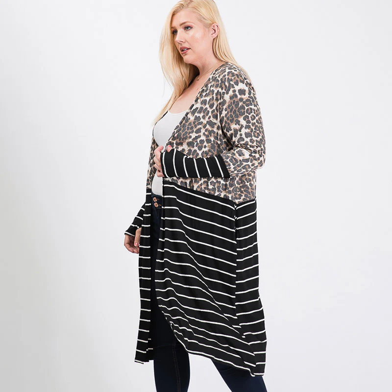Sharon Curve Leopard Cardigan - Image 8