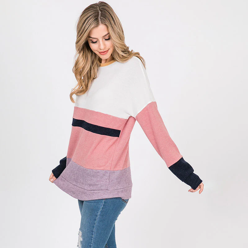 Shona Soft Stripe Top PInk - Image 5