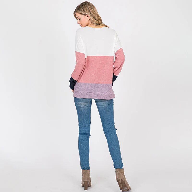 Shona Soft Stripe Top PInk - Image 6