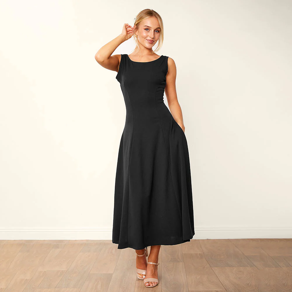 Hollie Dress (Black) - Image 2