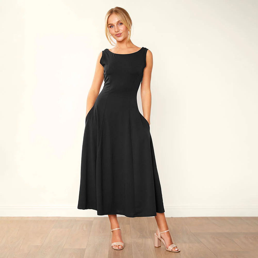 Hollie Dress (Black) - Image 3
