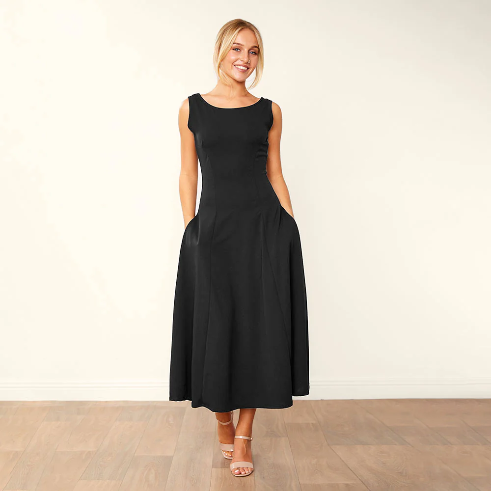 Hollie Dress (Black) - Image 6