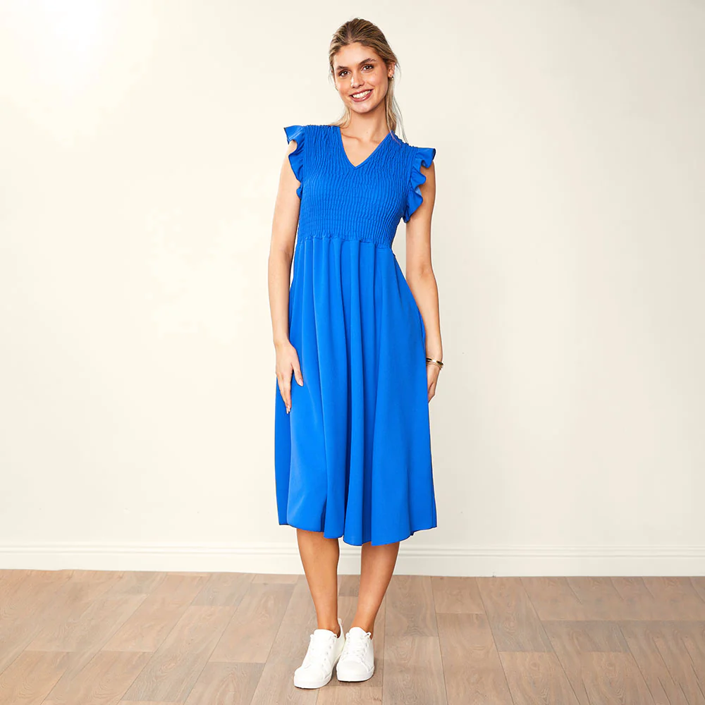 Sienna Dress (Blue) - Image 3
