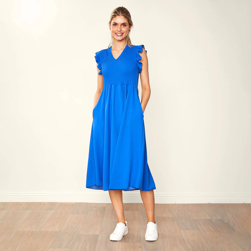 Sienna Dress (Blue) - Image 4