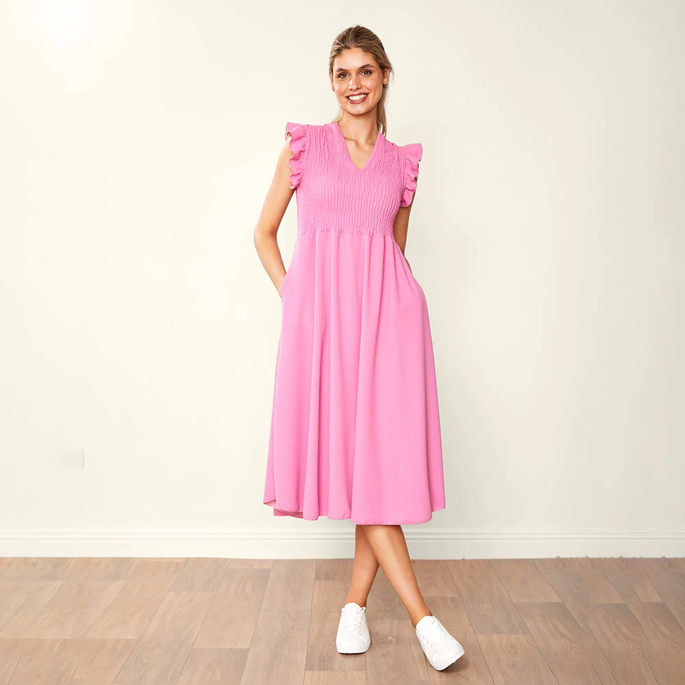 Sienna Dress (Pink) - Image 3