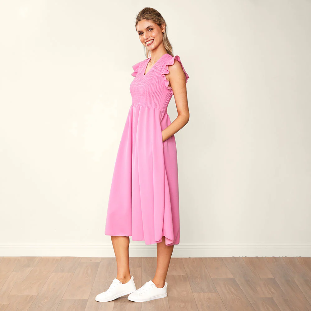 Sienna Dress (Pink) - Image 6