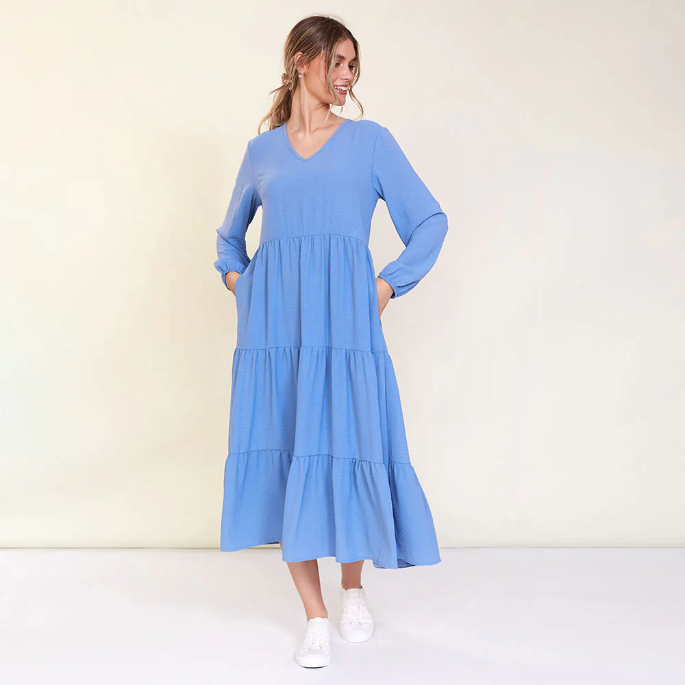 Sofia Dress (Baby Blue) - Image 3